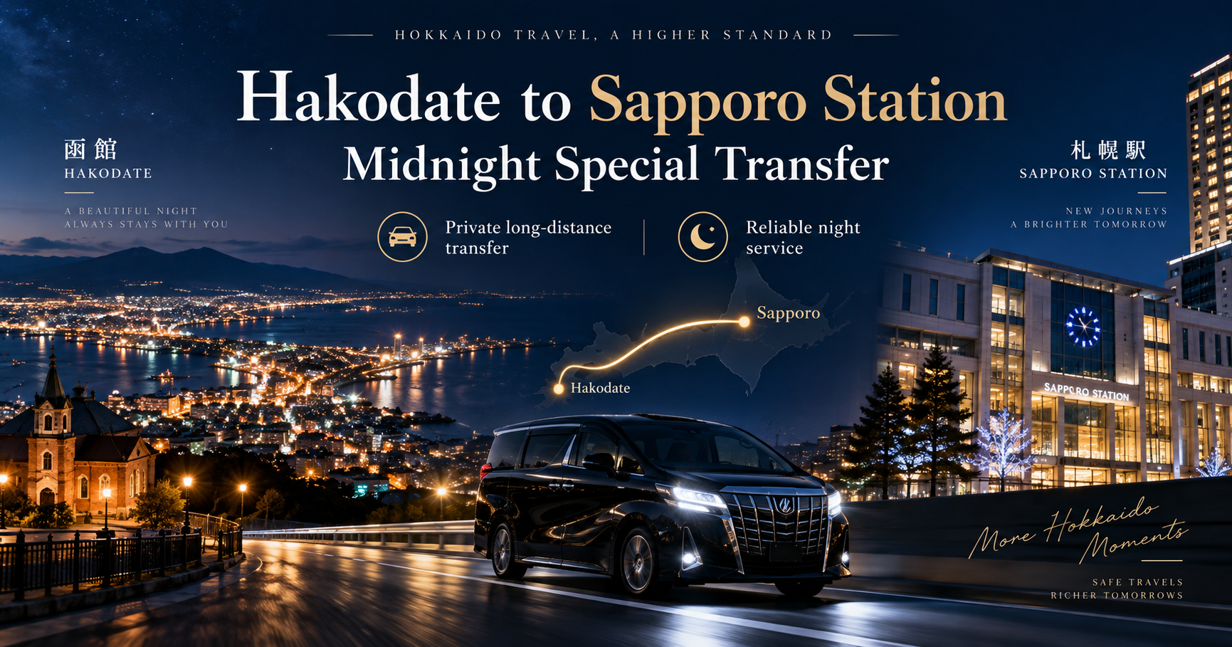 Special Pick up for Guest in Hakodate area private tour in Hokkaido