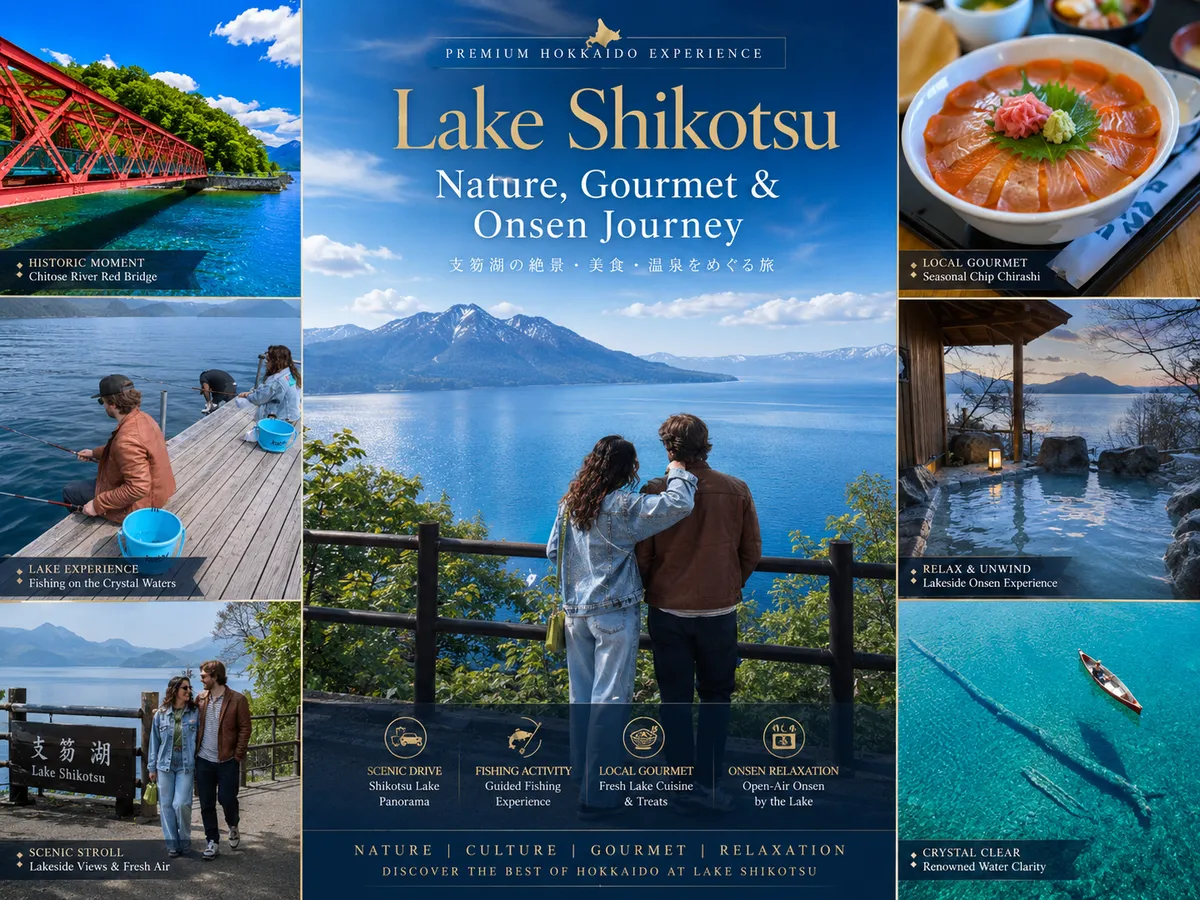 Lake Shikotsu Private Nature & Onsen Tour